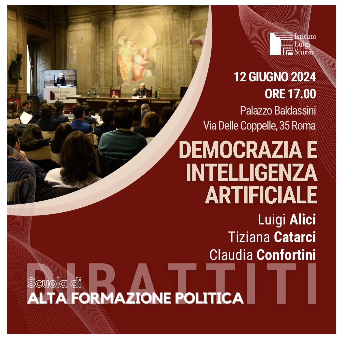 Democrazia e Intelligenza artificiale, il 12 giugno l’ultimo dibattito della Scuola di Alta Formazione Politica