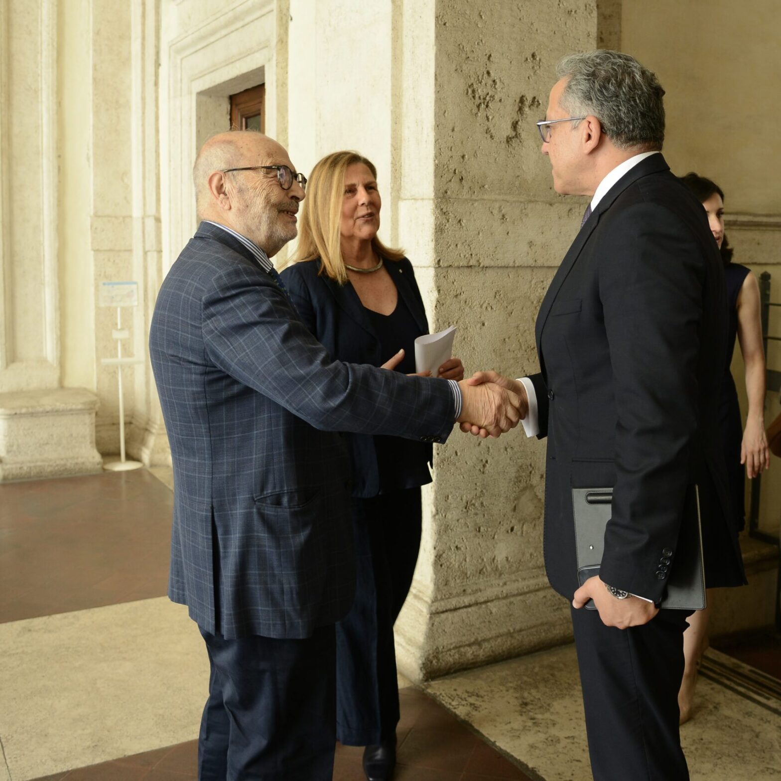 Il Direttore Generale Unesco in visita all’Archivio Storico dell’Istituto Luigi Sturzo